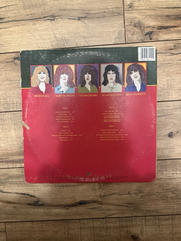 REO Speedwagon A Decade of Rock and Roll 1970 to 1980 Vinyl 2 X LP & Booklet - Image 4 of 4