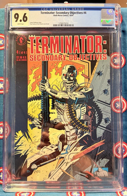 THE TERMINATOR: SECONDARY OBJECTIVES #4 (of 4) (Dark Horse 1991) CGC Graded 9.6