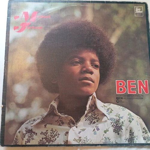 Michael Jackson Ben LP 1972 Tamla Motown STML 11220 A1/B1 Vinyl is VG+