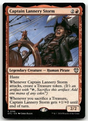 Captain Lannery Storm #158 (NM) Thunder Junction OTC Magic MTG