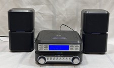 Naxa NS-438 Digital CD Micro System w/ AM/FM Stereo Radio Tested/Sounds Great