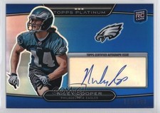 2010 Topps Platinum Blue Refractor Rookie 166/599 Riley Cooper #116 Auto 1b9