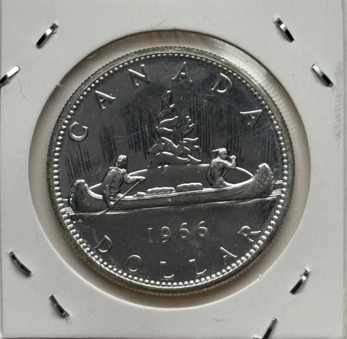1966 Canada Silver Dollar — photo from another recent sale
