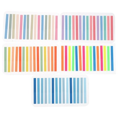 5 Sets Reading Index Post Clear Sticky Tabs for Annotating Books