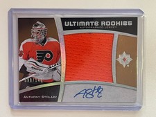 🍁 Anthony Stolarz Rookie #63 /149 2015-16 Upper Deck Ultimate Rookies Auto 🍁
