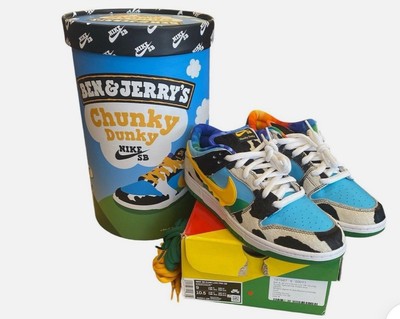 Mini Nike Dunk Low SB x Ben & Jerry's Chunky Dunky Keychain
