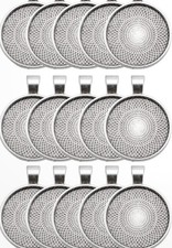 100 Pcs. 25mm Round Bezel Pendant Trays  25mm Cabochon Blank Base  US SHIPPER