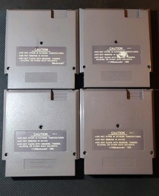 Nintendo NES game lot. Super Mario Bros WWF Little Mermaid Teenage Ninja Turtles