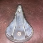 Vintage Idéale Brown Leather Bicycle Saddle Seat Made In England — photo 4