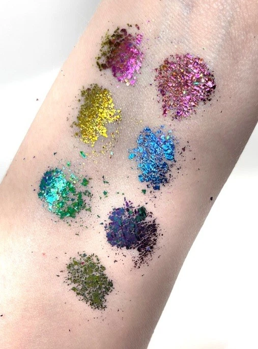 Dara Ettinger $120 Set Of 6 Duo chrome Glitter Eye Shadow New & Sealed - Image 3 of 4