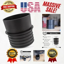 4-Inch Quick Connect Threaded Coupler - Essential for Dust Collection Systems