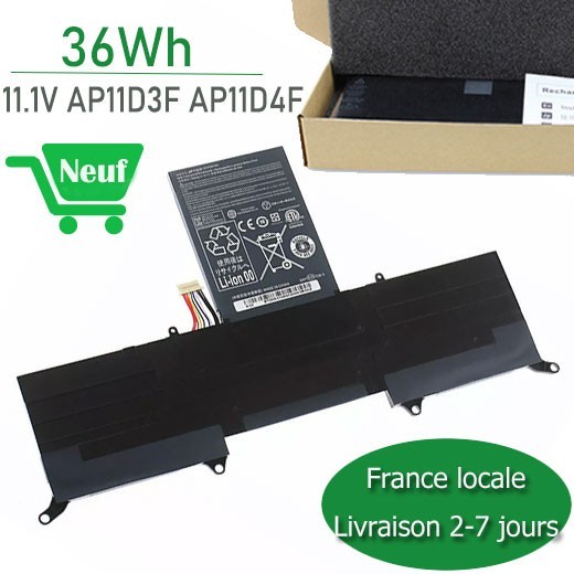 Batterie Aspire S3-951 AP11D3F pour travailler au café en liberté