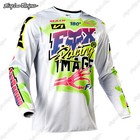 FOX Men's Long Sleeve MTB Jersey Breathable Quick Dry Mountain Bike T-shirt S93