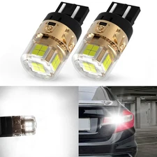 Lasfit 7443 7444 7440 LED Backup Reverse Light Bulb Bright 6000K White L2 Series