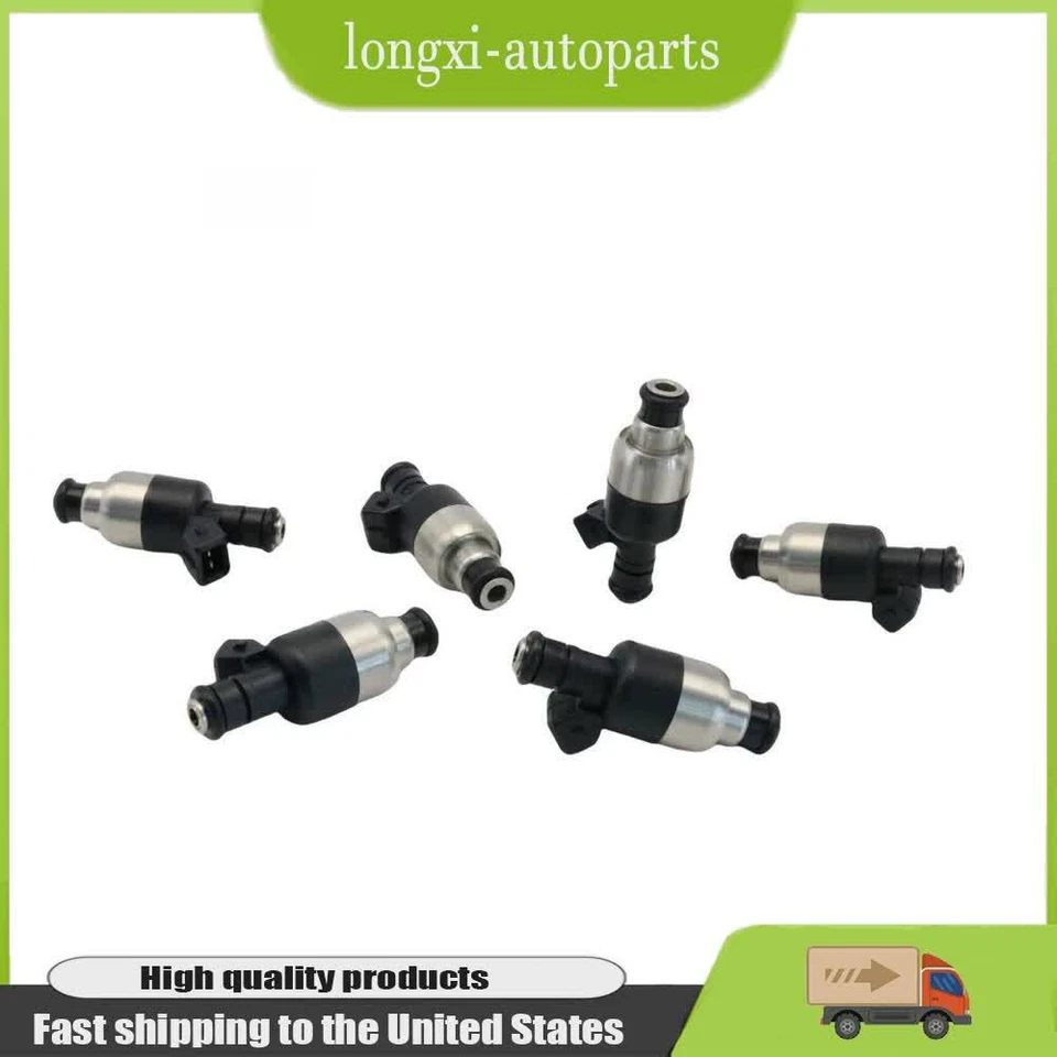 Set of 6 Fuel Injectors 17089569 For 1985-1994 CHEVROLET CAMARO 2.8L 3.1L 3.3L Foto 2 de 4