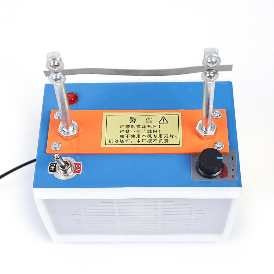 110V Hot Cutter Electric Ribbon Cutter Rubber Belt Trade Sticker Satin