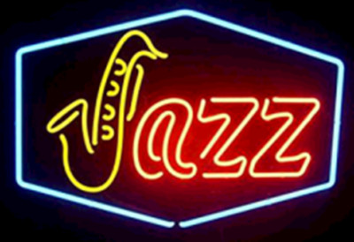 Jazz Sax Saxophone Neon Light Sign 24''x20'' Lamp Poster Real Glass Beer Bar