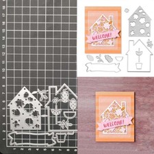 House Metal Cutting Dies DIY Stencils Scrapbook Paper Card Embossing Craft Mould