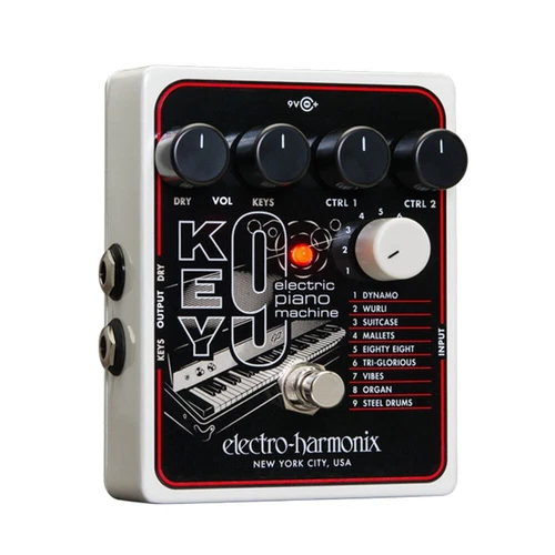Electro-Harmonix EHX KEY9 Electric Piano Machine B9 C9 Keyboard Guitar Pedal