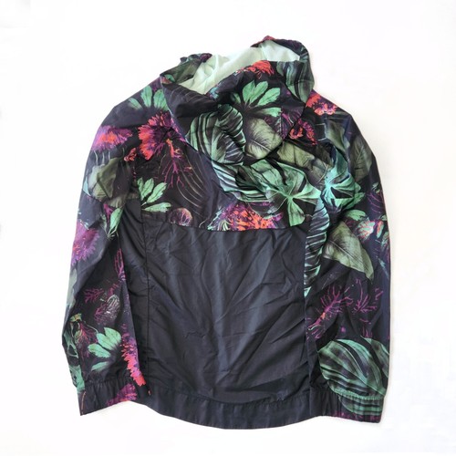 Nike Jacket Youth Large Vented Lightweight Rain Hooded Floral Girls Windbreaker - Picture 4 of 7