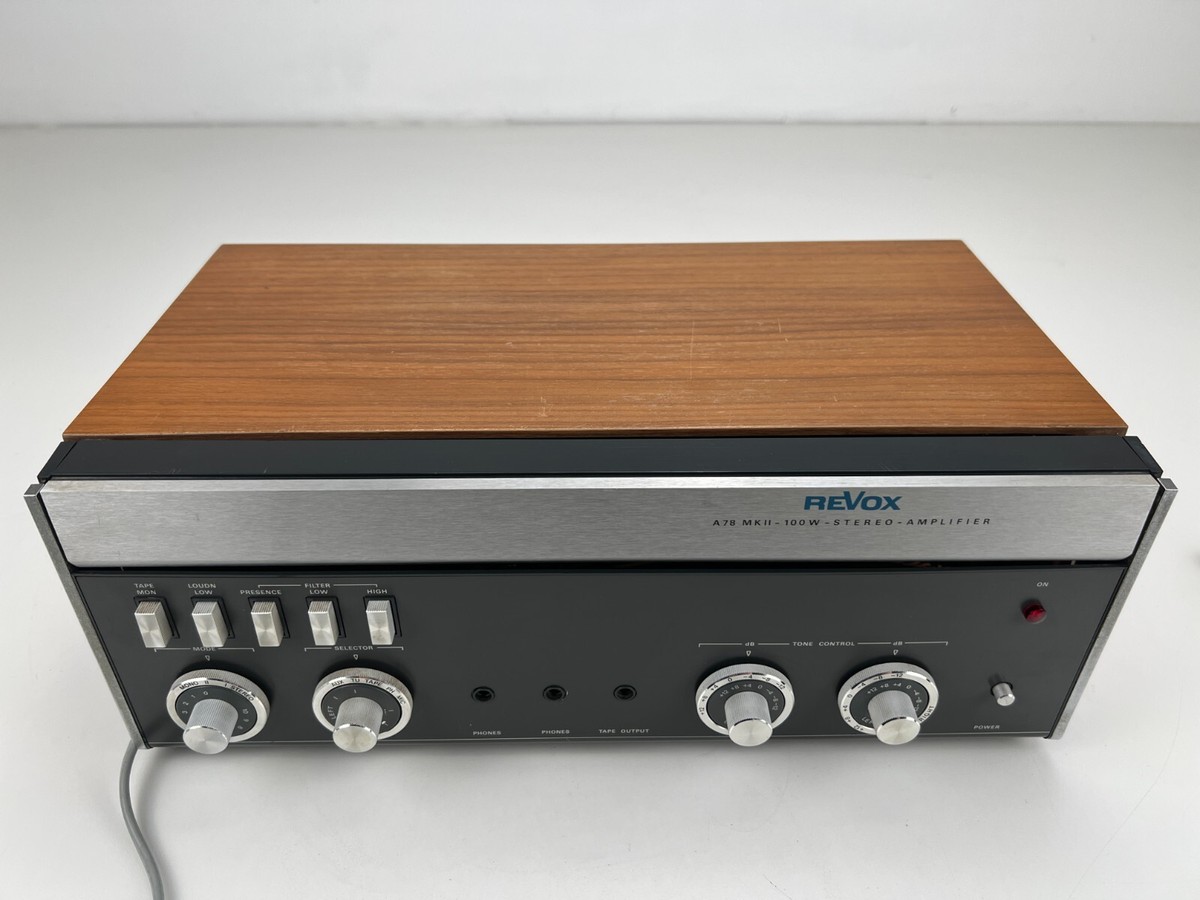 Revox A 78 MK II - Stereo Amplifier - Serviced | eBay Revox A 78 MK II - Stereo Amplifier - Serviced | eBay