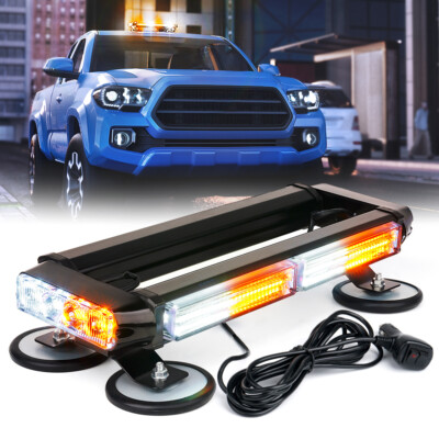 14.5'' LED Rooftop Emergency Strobe Light Bar Warning Light Traffic Advisor lamps
