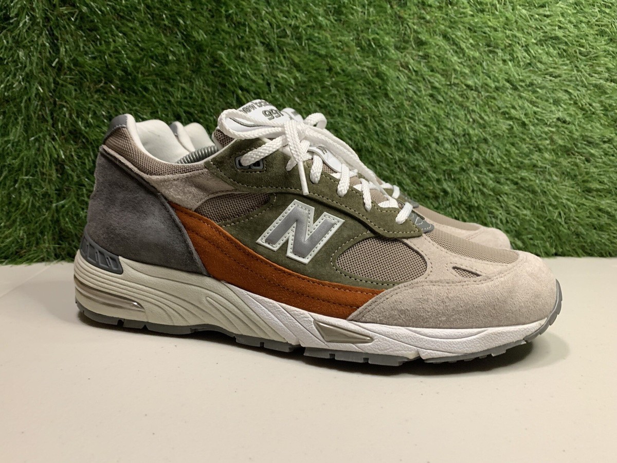 New Balance 991 Olive Green ニューバランス オリーブグリーン Size 10.5 - New Balance 991 Nu Block Pack M991NGO grey/olive