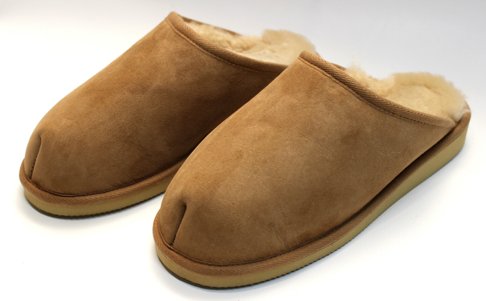Auténtico Piel de Cordero Zapatillas,Zapatillas Casa,Cordero,Fija Suela,Braun