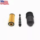 Oil Filter Housing Cap & Piece & Oil Filter Fit For VW Jetta Tiguan AUDI A4 SEAT