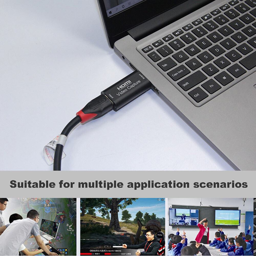 HDMI to USB Video Capture Card 1080P For Game / Live Streaming Portable UK Stock - Picture 6 of 12