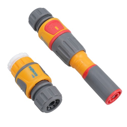 Hozelock Twist 3 in 1 ugello a spruzzo giardino cortile tubo pistola acqua e raccordi - Foto 6 di 6