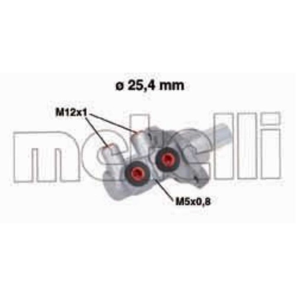 Metelli Hauptbremszylinder Hauptzylinder FüR Opel Zafira B Astra H Caravan-image