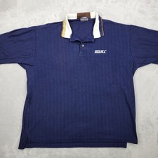 Vintage Polo Shirt Mens XL USA Made Employee Work Company Uniform Quill Adult