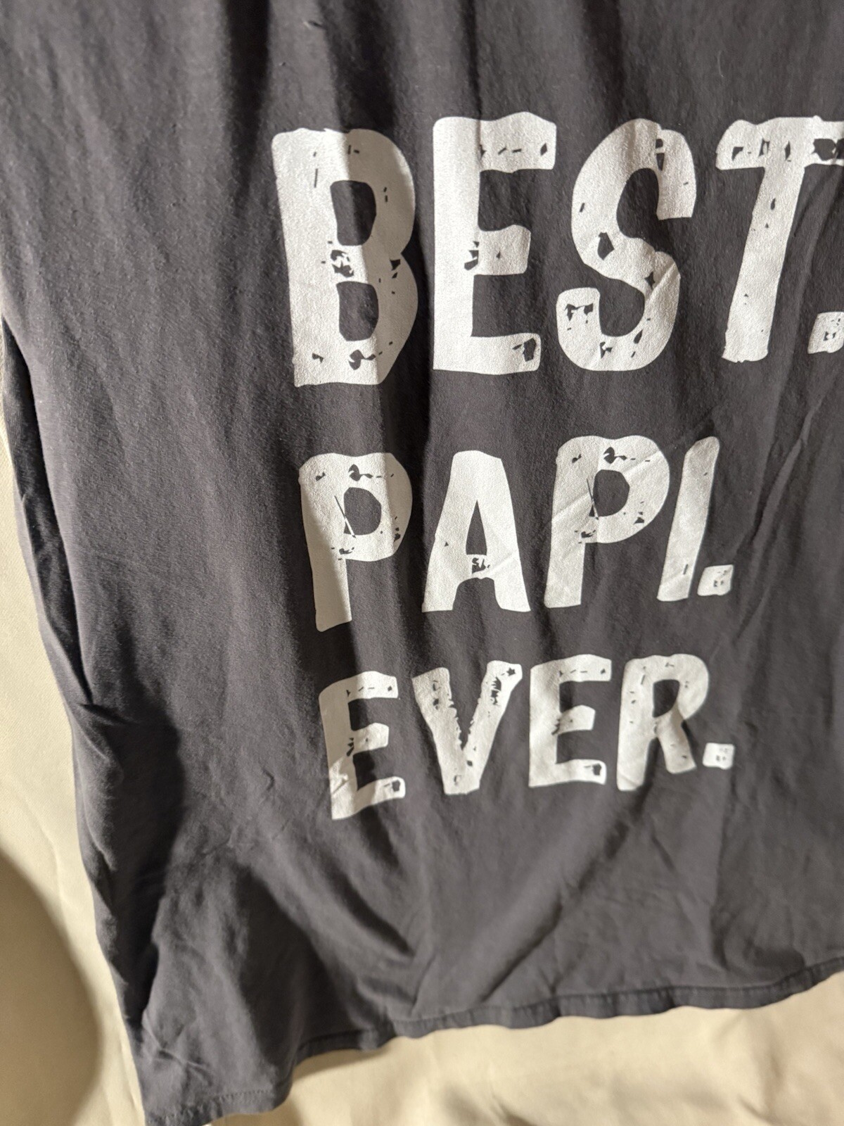 Port and company t Shirt Men’s Large Graphic Tee “Best. Papi. Ever.” image 2