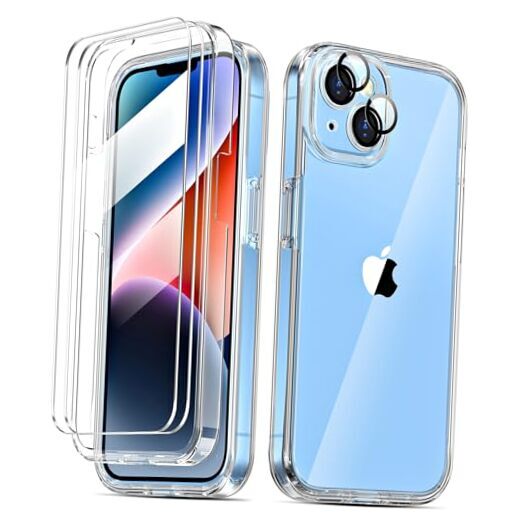 Compatible for iPhone 14 Case iPhone 13 Case, 2X 13/14(6.1 inch) A1_Clear