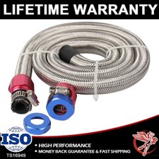 6an 38 Fuel Line Stainless Steel Braided Hose Kit Universal For Racing Fuel 6an 38 Fuel Line Stainless Steel Braided Hose Kit Universal For Racing Fuel