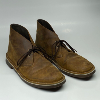 Clarks Original Desert Chukka Boots Shoes Brown Leather 10.5  display picture 1