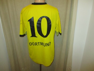 Borussia Dortmund Original gool Heim Trikot 2003/04 ''e-on'' + Nr.10 Gr.L TOP
