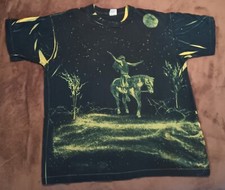 Vintage TSHIRT Native American Indian Horse Graphic AOP Fruit Of The Loom XL WOW