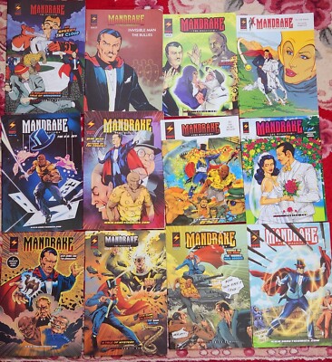 set of 12 MANDRAKE Comic Books Shakti Comics INDIA Collectible 2022-24