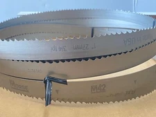 (2X) MORSE 10' 10" x 1" x .035" 3/4 VP Variable Pitch M42 Welded Bandsaw Blades