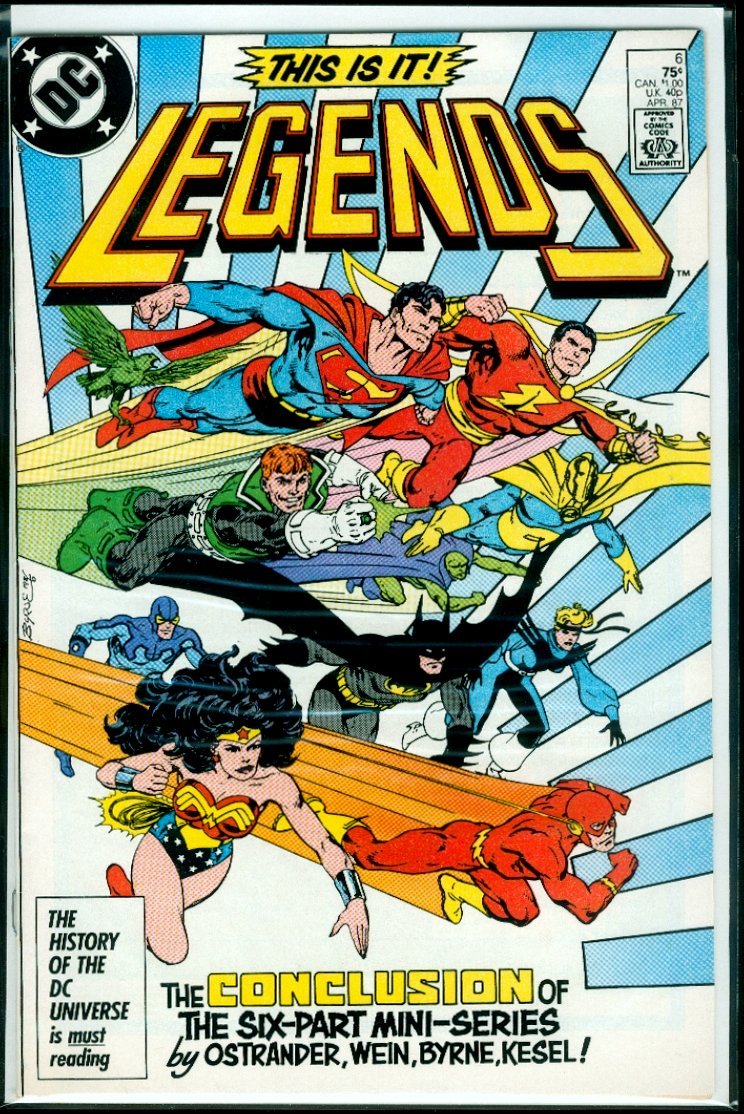 DC Comics LEGENDS #6 アメComic DC Comics LEGENDS #6 Batman Superman Wonder Woman Green Lantern
