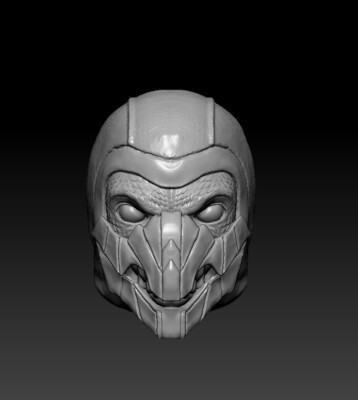 Reptile MK 1:10 scale custom unpainted Head  7''  Masterverse Mcfarlane Figure