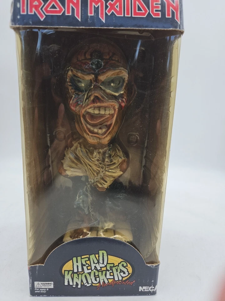 Обложка альбома Iron Maiden Head Knockers Eddie Piece of Mind NECA НОВАЯ БЫСТРАЯ ДОСТАВКА - Изображение 3 из 4