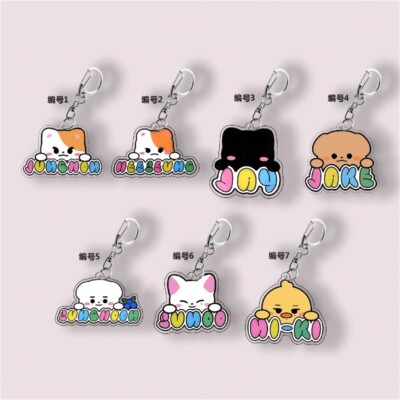 ENHYPEN Cartoon Sunghoon Sunoo Riki HEESEUNG JAKE Bag Charm Cute