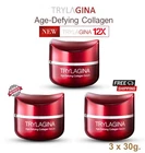 3x Trylagina Age-Defying Collagen Serum 12X Moisturizing Anti-Aging Wrinkle 30g