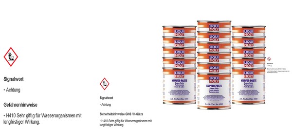 Liqui Moly 16X1 Kg Kupferpaste Copper Paste Schmiermittel Korrosionsschutz-image
