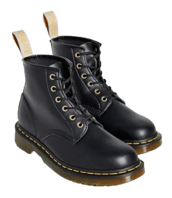 🔥 Dr. Martens Vegan 101 6 eye Felix Rub Off Boots Women's Size 9