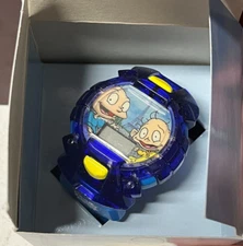 VTG 2000 Burger King Rugrats in Paris The Movie Chatback Watch TOMMY & DIL NIB