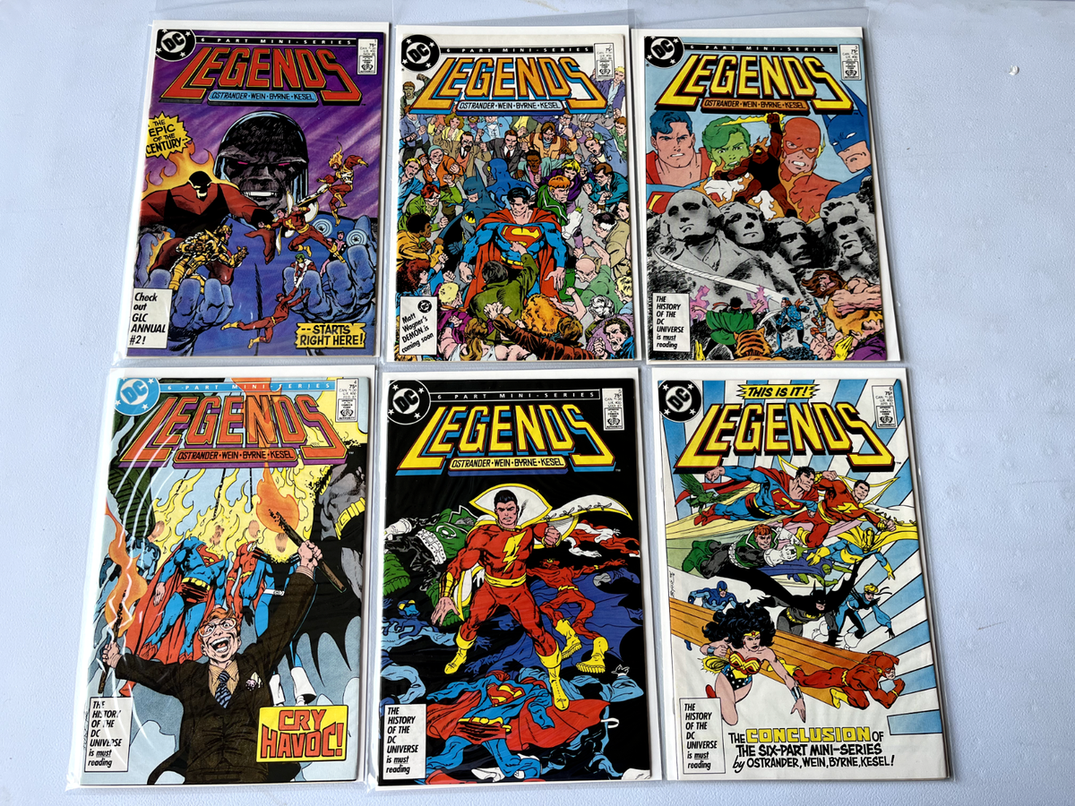 VINTAGE 1986 DC Comics LEGENDS #1-6 1 2 3 4 5 6 1st Amanda Waller